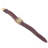 Baume & Mercier 18k 골드 시계, 다이아몬드 & 블랙 밴드 포함